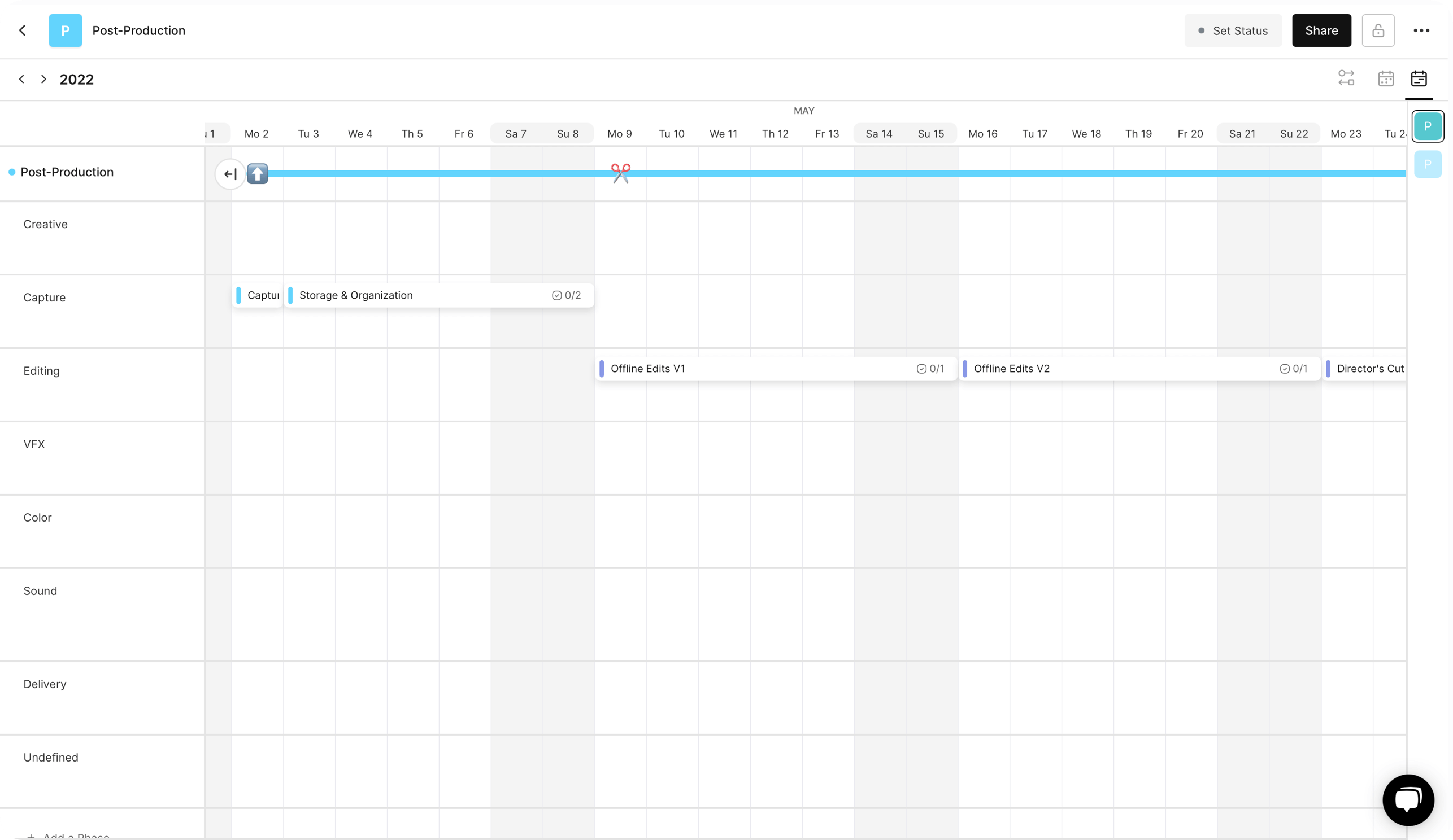 PostProduction Workflow Template Assemble